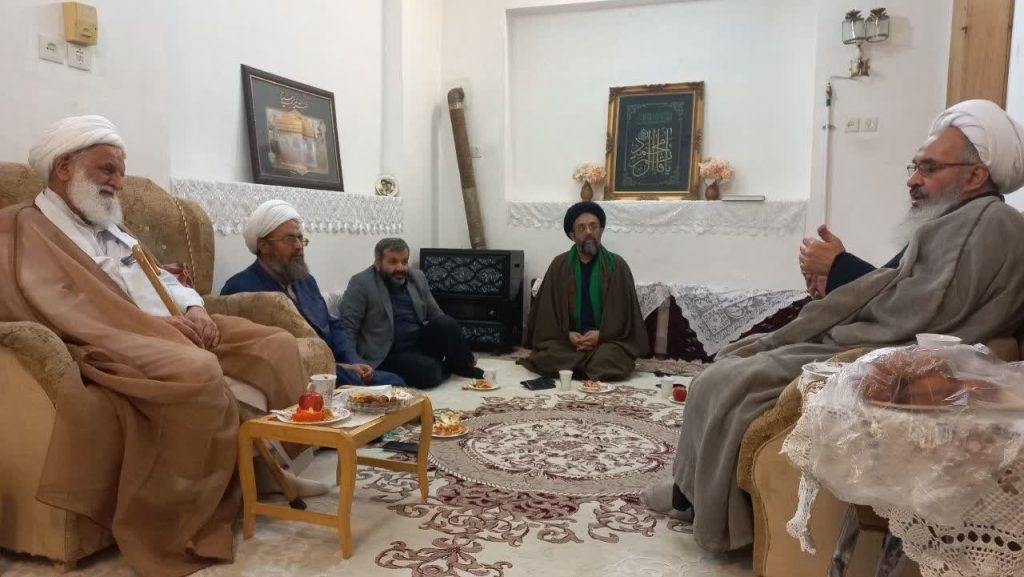 دیدار آیت الله کمیلی خراسانی با آیت الله محمد رضا صفائی بوشهری