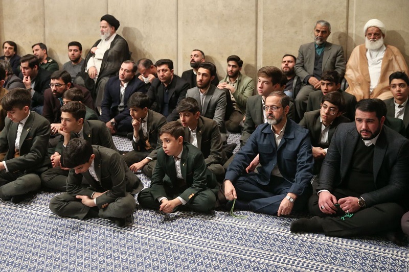 حضور آیت الله کمیلی خراسانی در حسینیه امام خمینی(رض)